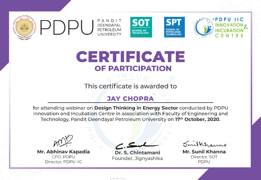 DesignThinkingEnergySector-PDEU-IIC