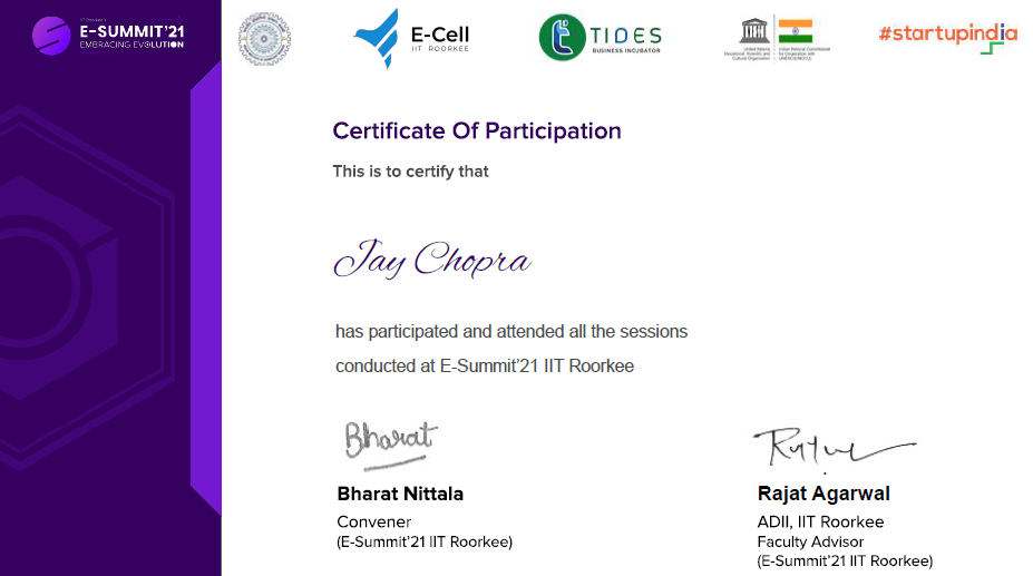 E-summit-IITR